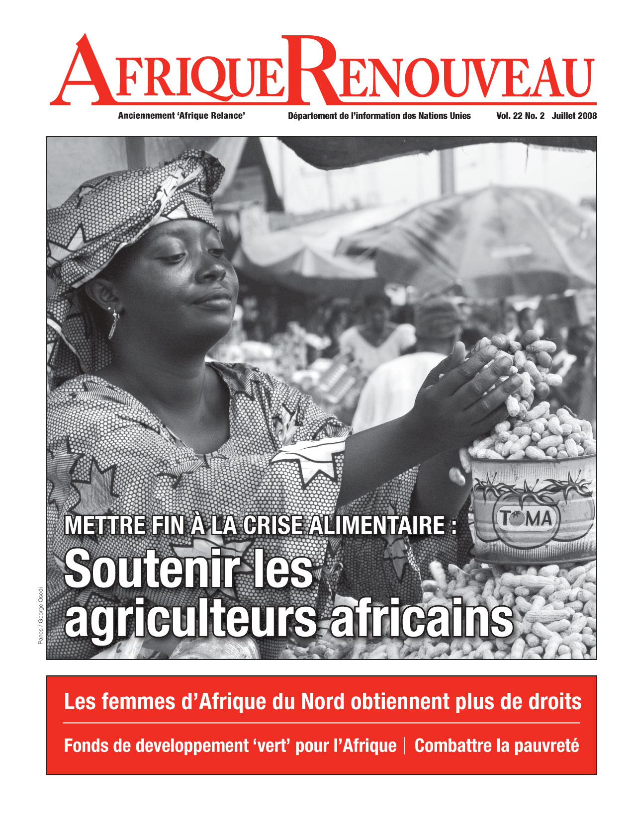Afrique Renouveau Magazine Juillet 2008