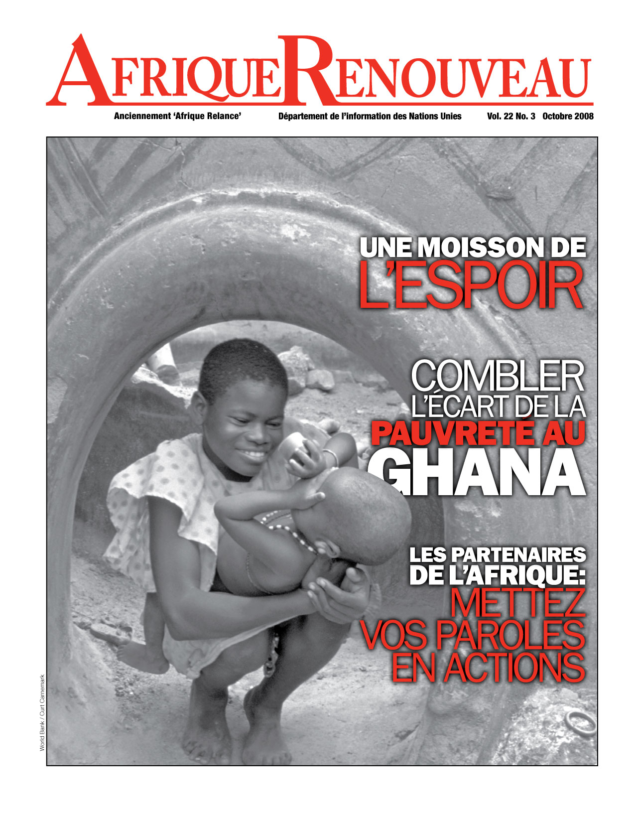 Afrique Renouveau Magazine Octobre 2008