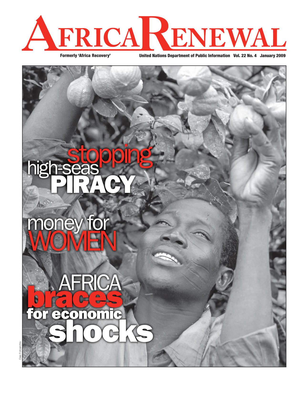 Africa Renewal Magazine January 2009