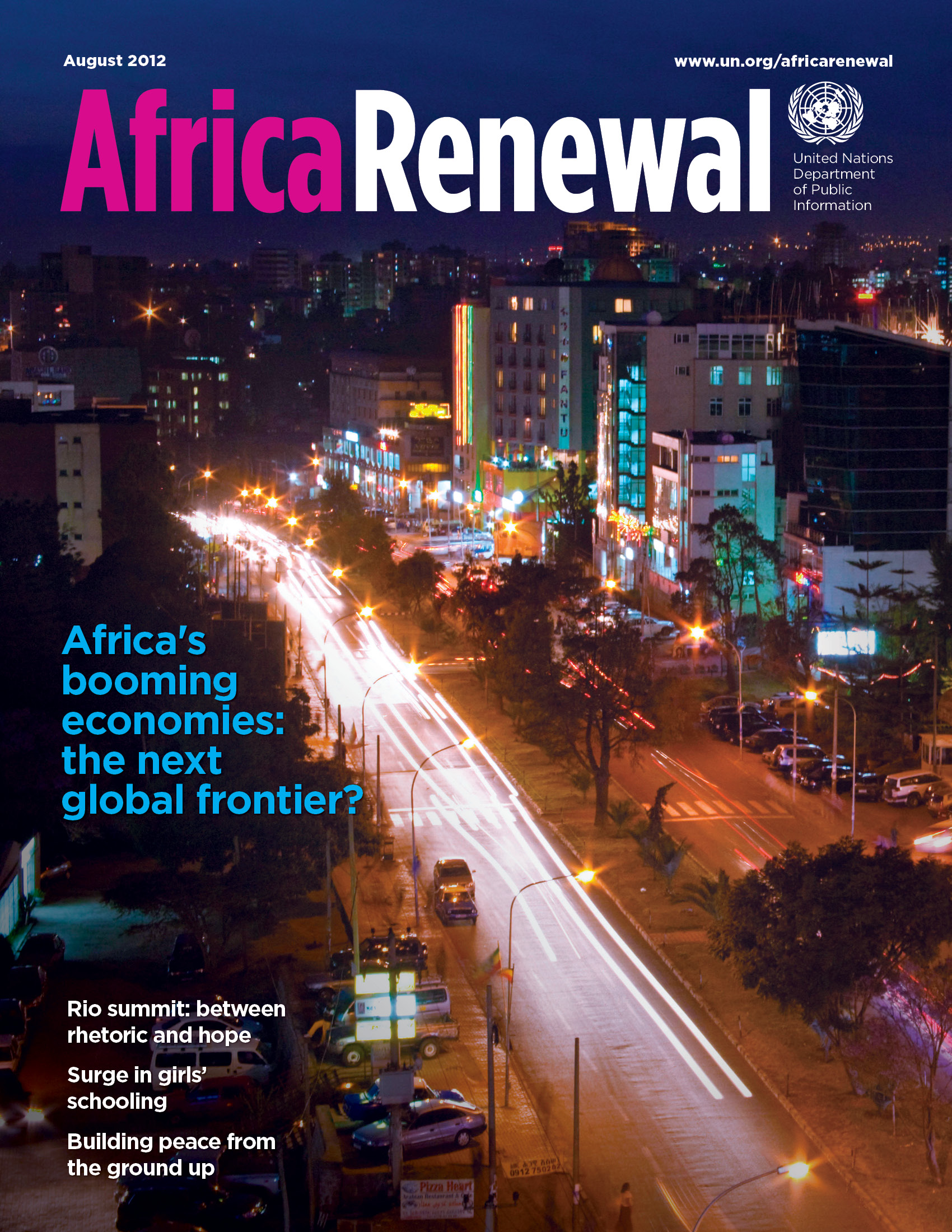 Africa Renewal Magazine August 2012