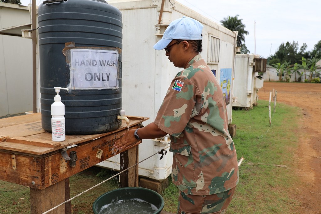 Walinda amani wa MONUSCO wameweka mikakati kudhibiti kuenea kwa COVID-19