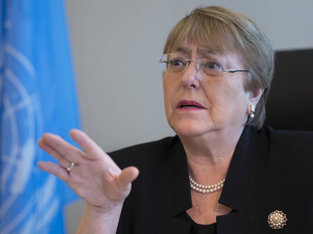 Michelle Bachelet, Kamishna Mkuu wa haki za binadamu wa Umoja wa Mataifa.