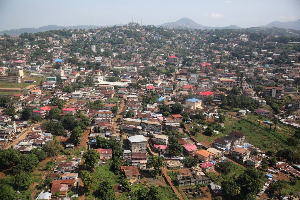 Freetown, la capitale du Sierra Leone. Photo Dominic Chavez/Banque mondiale