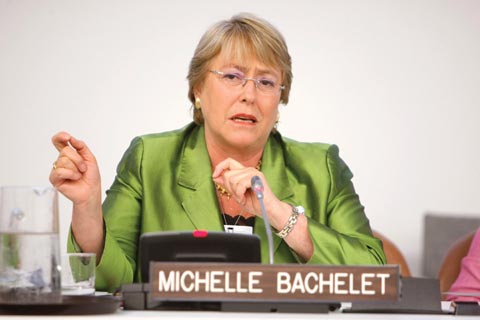 Under-Secretary-General Michelle Bachelet