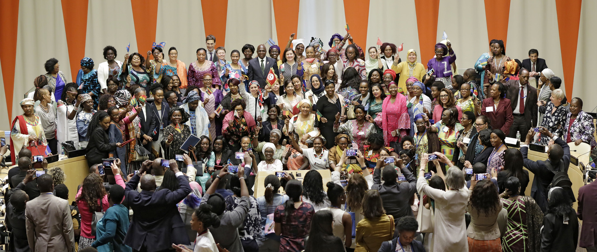 Group picture of participants at the launched of the African Women Leaders Network