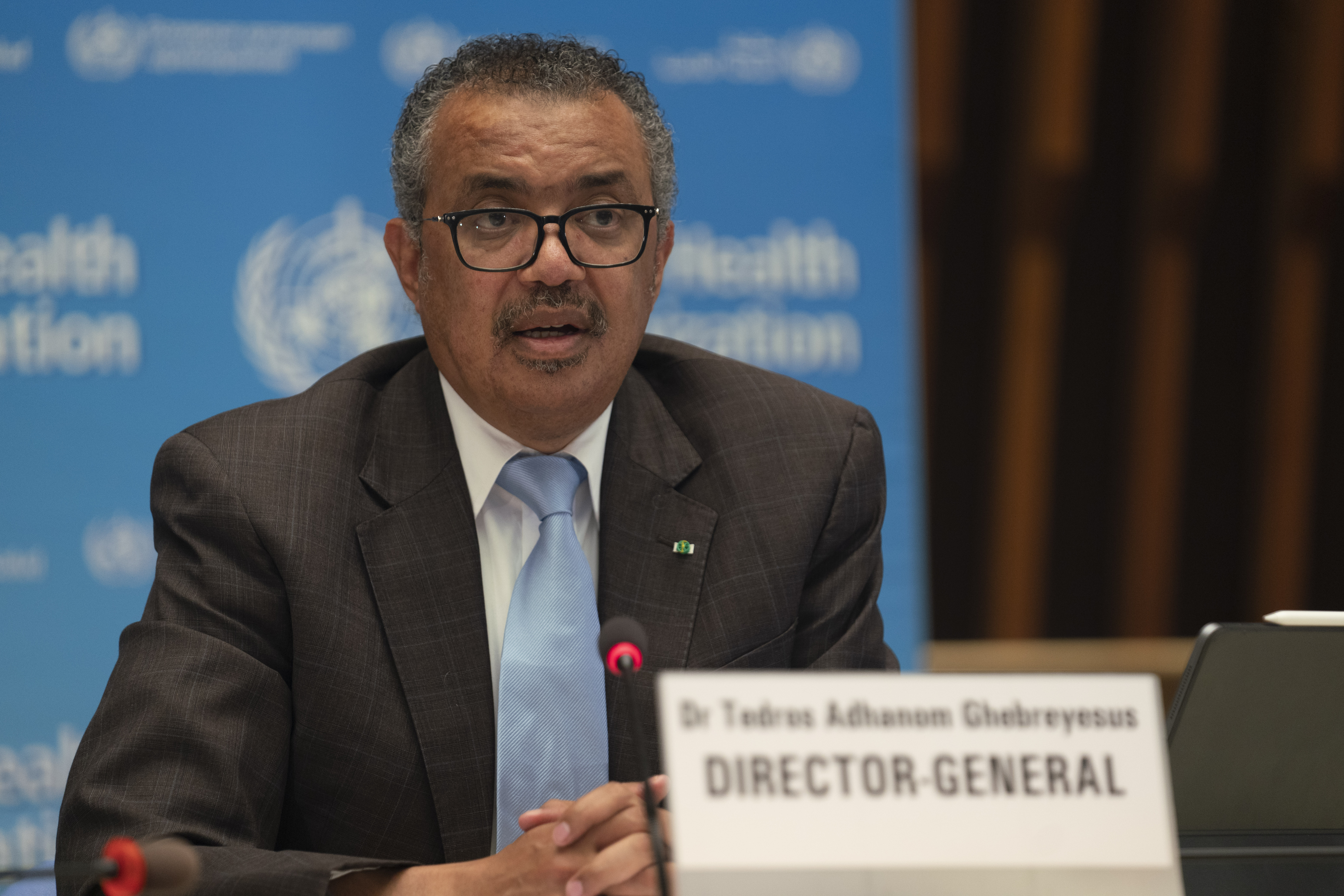 WHO Director-General Dr Tedros Adhanom Ghebreyesus