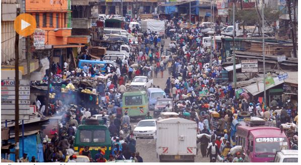 Sehemu ya mji wa Nairobi ambako kutokana na uchafuzi wa hali ya hewa unaosababishwa na Matatu, watu wanaweza kuathiriwa afya zao. Picha: Julius Mwelu/UN-Habitat