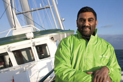 Kumi Naidoo, executive director of Greenpeace International, interviewed by Africa Renewal