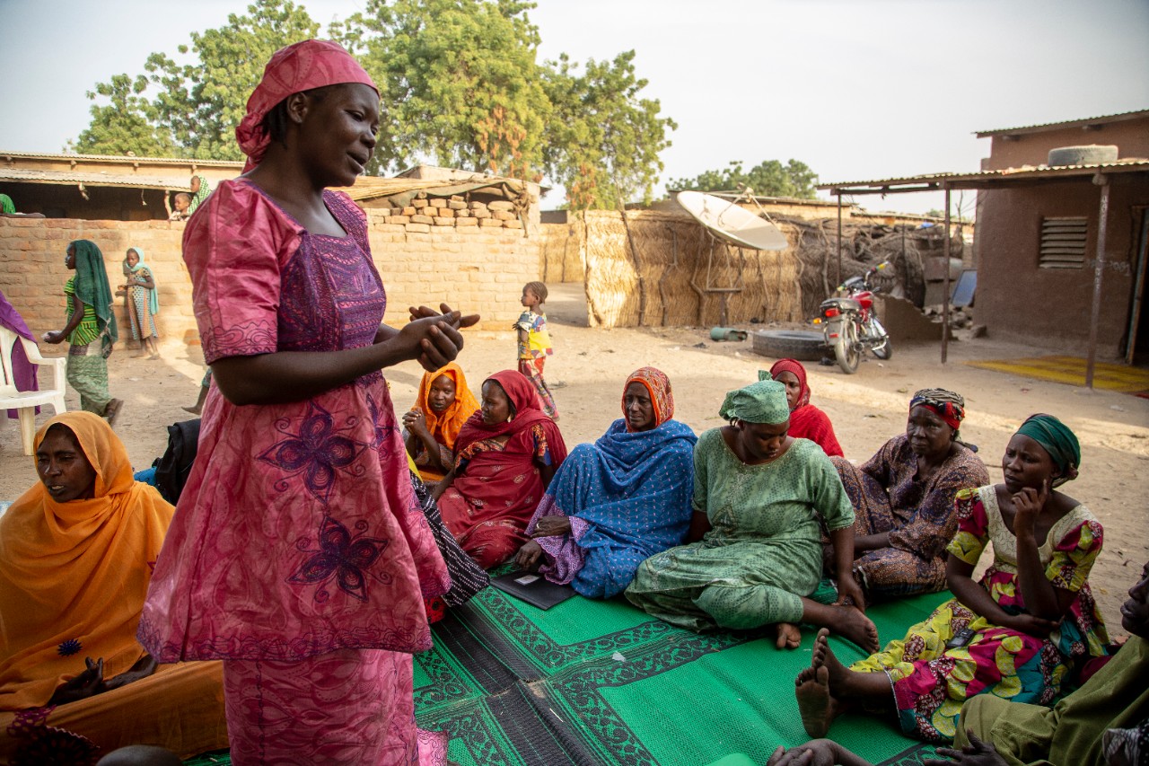 The regional stabilization project for the Lake Chad Basin is training women in raising awareness.