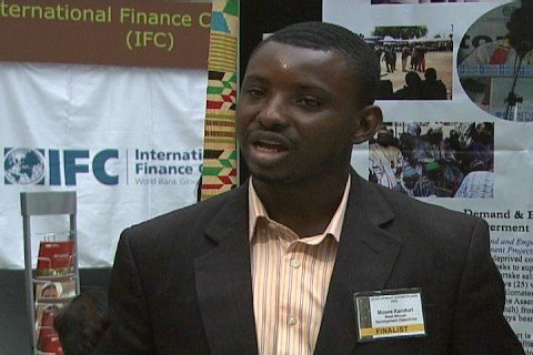 Moses Kanduri, Vice President of AYE, Association of Young Entrepreneurs in Ghana