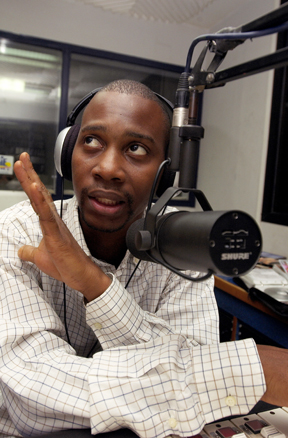 A private radio station in Senegal