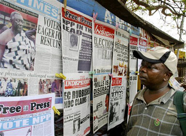Coverage of Ghana’s December 2004 elections