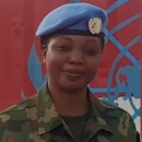 Roseline Stephen Agwai, from Nigeria, serving in the Democratic Republic of the Congo (DRC)