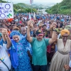 Marche de soutien à la Journée internationale de la femme à Port Moresby en Papouasie-Nouvelle-Guiné