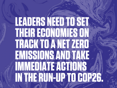 Vers la COP26