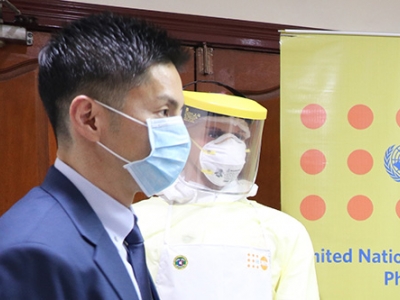 UNFPA is providing masks, personal protective equipment and other supplies to affected health systems