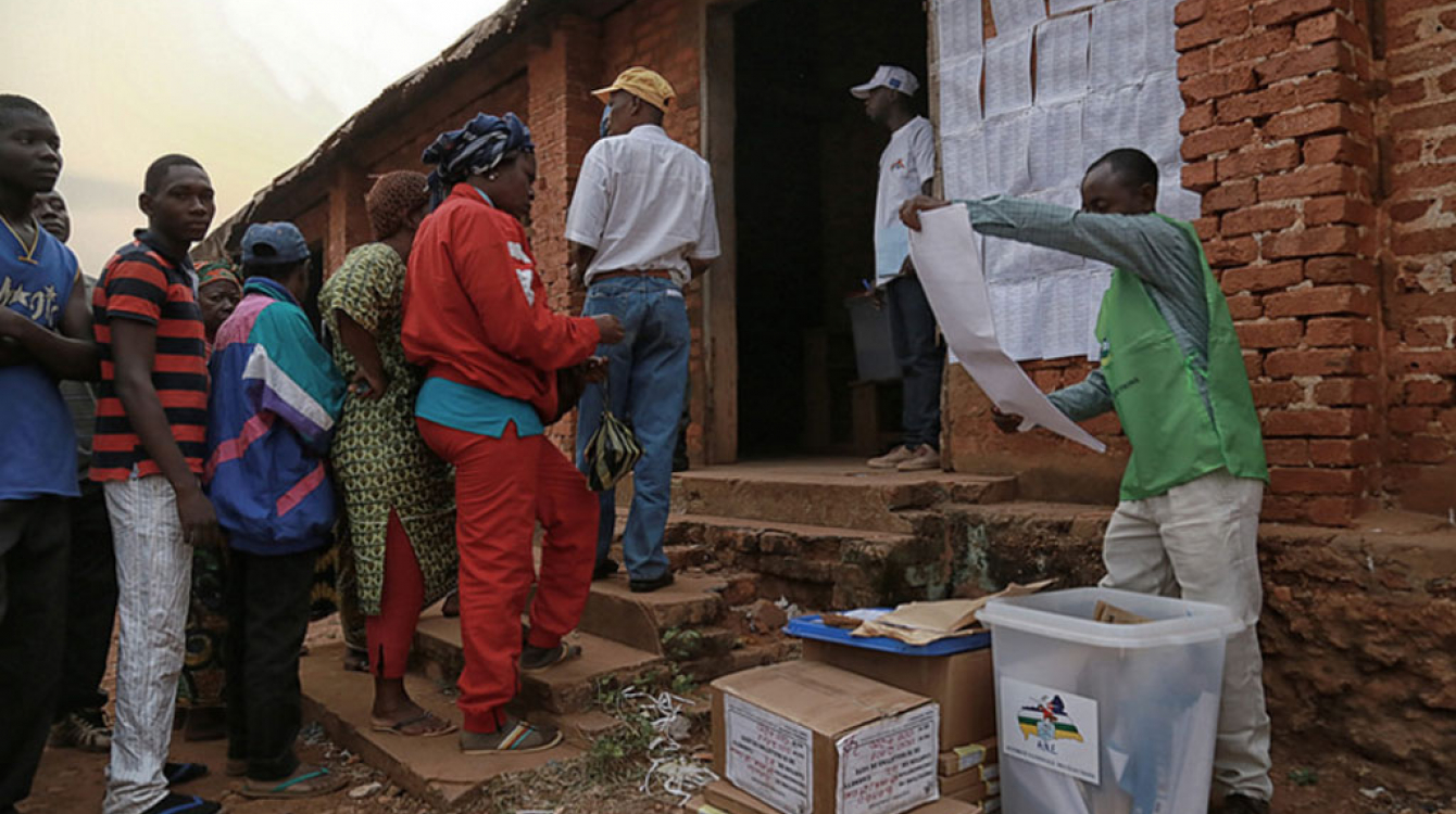 Voters in the Central African Republic (CAR) went to the polls on 30 December 2015. Photo: MINUSCA
