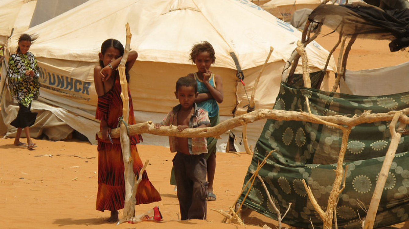 Drought has affected residents of the Mbera refugee camp, Mauritania, in the Sahel region of Africa. Photo: WFP/Justin Smith