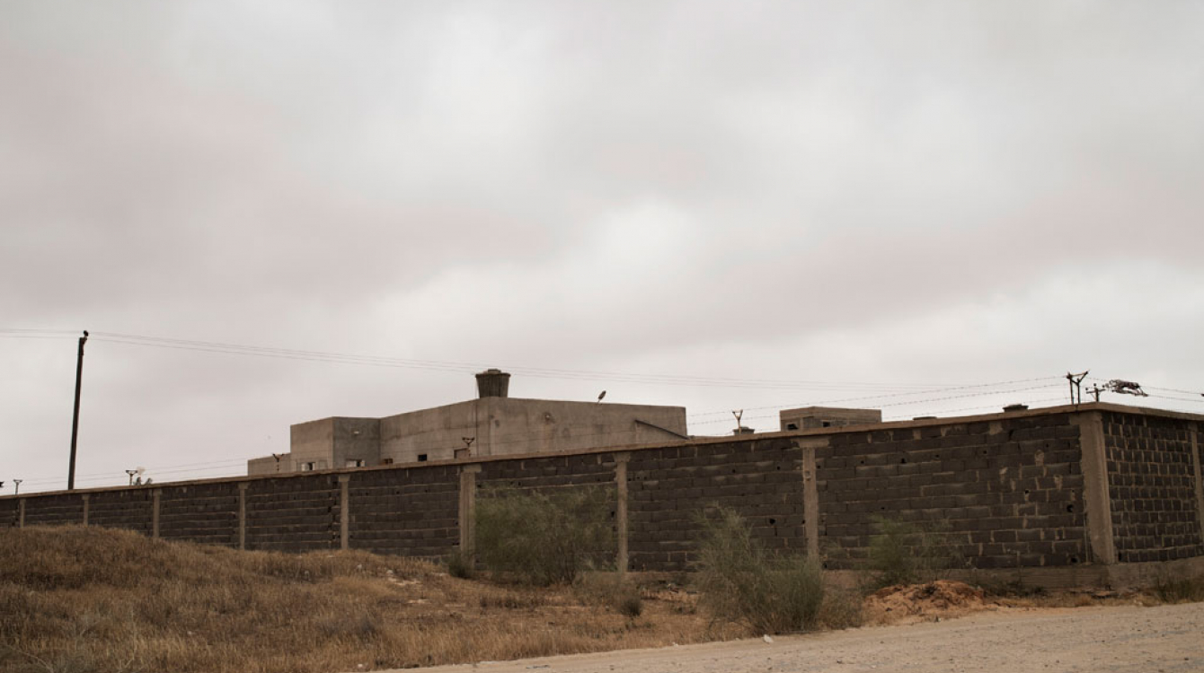 An exterior view of the Zawiya detention centre near Tripoli, the capital of Libya. Photo: UNICEF/Alessio Romenzi