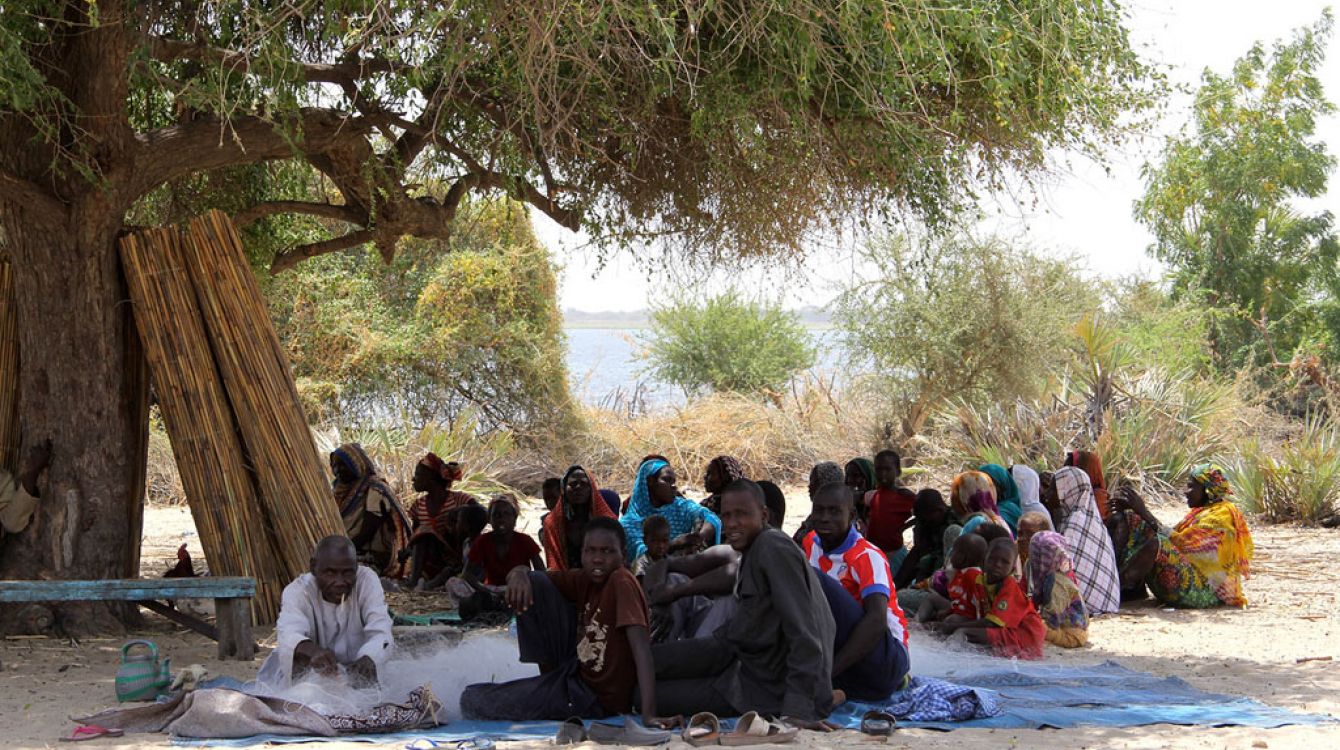 A Tagal, au Chad, une communauté de personnes déplacées par la violence de Boko Haram. Photo OCHA/Ivo Brandau