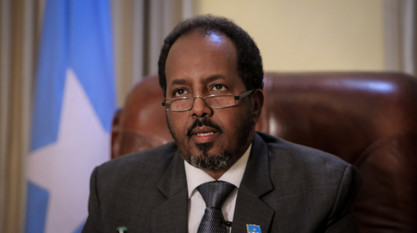 President Hassan Sheik Mohamud of Somalia.