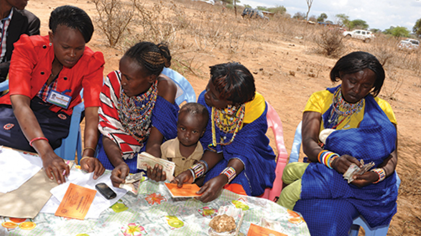 A table banking session in Samburu, Kenya.   DPPS