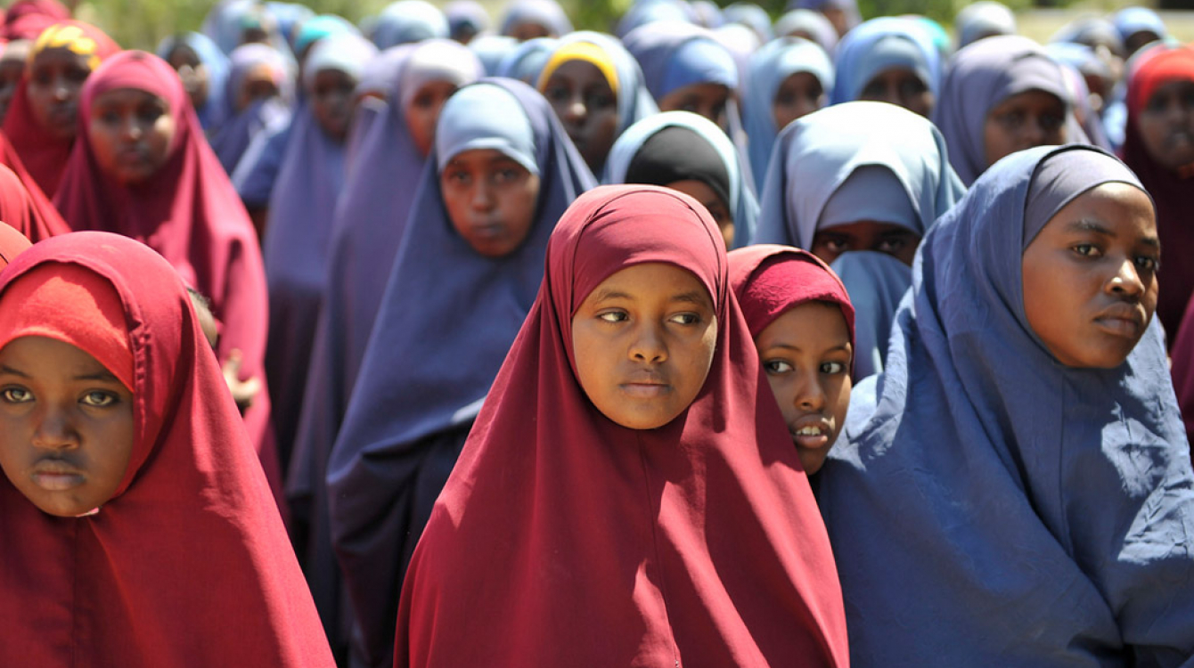 Students at the Hamar Jajab School in Mogadishu, Somalia on 20 January 2015. UN Photo/Ilyas Ahmed