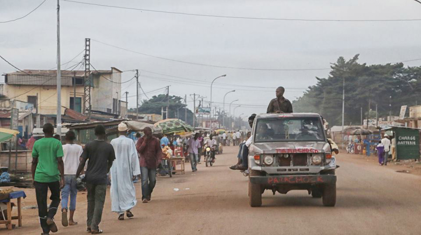 Une rue de Bangui, la capitale de la République centrafricaine. Photo MINUSCA