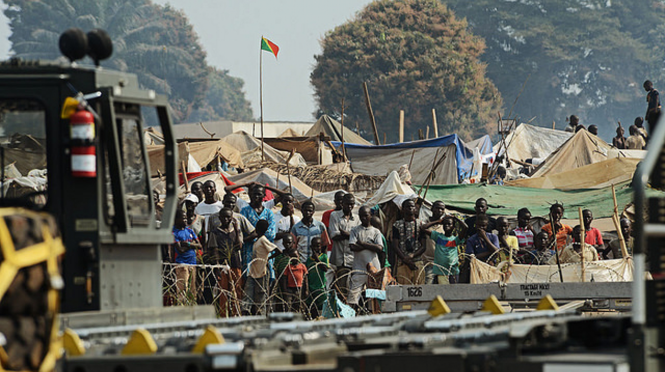 Réfugiés centrafricains- Global Panorama- Image Courtesy: SSgt Ryan Crane