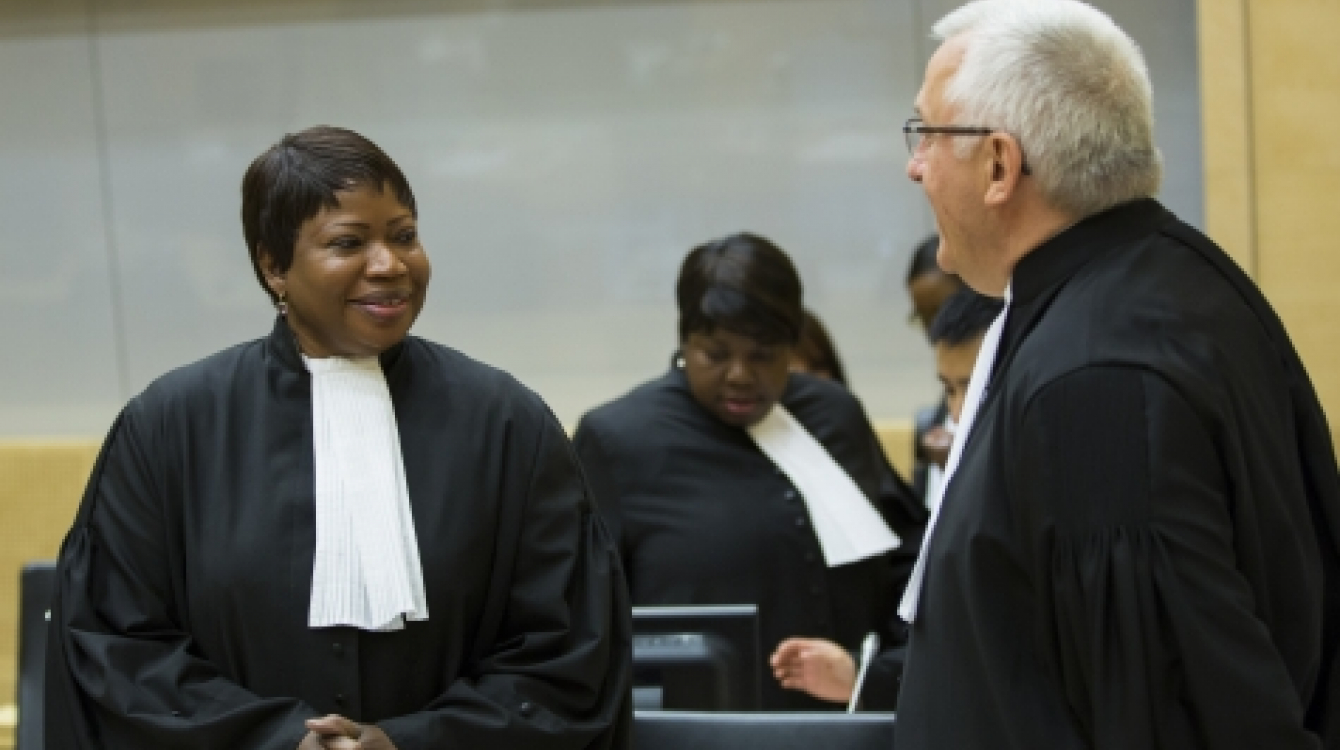 Fatou Bensouda, ICC Prosecutor (left) and James Stewart, ICC Deputy Prosecutor. Photo: ICC