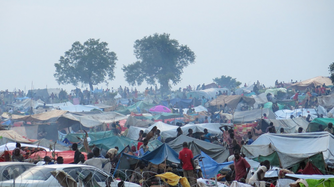 UNMISS provides protection to civilians fleeing recent violence in Wau. Photo: UNMISS