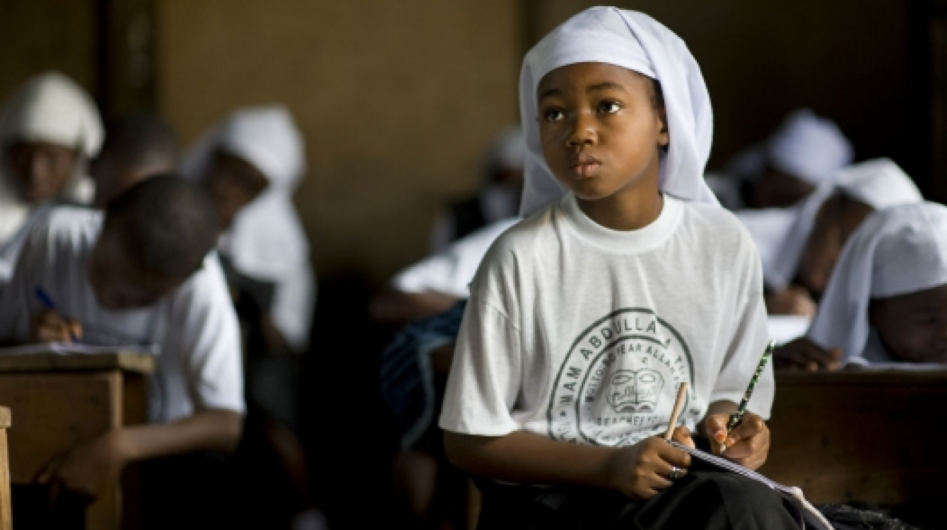 Young female student in Monrovia, Liberia.  Photo: UNMIL/Christopher Herwig