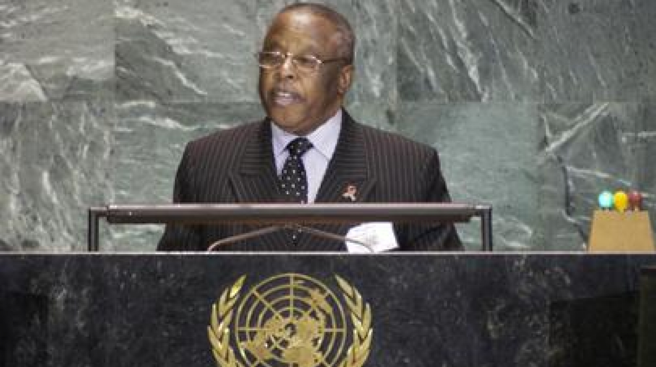 Festus Mogae, served as the president of the southern African country of Botswana from 1998 to 2008. 