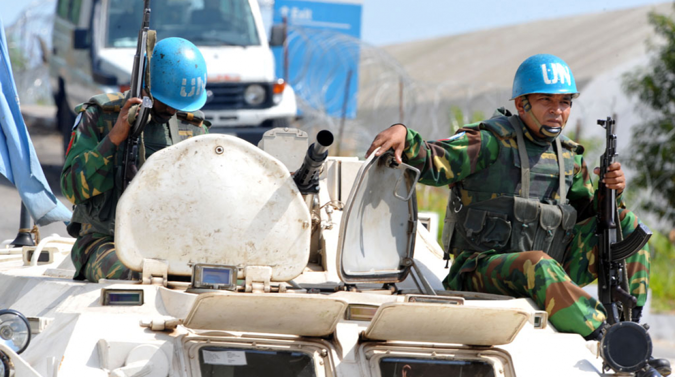 Casques bleus de l’Opération des Nations Unies en Côte d’Ivoire (ONUCI). Photo : ONU / Basile Zoma