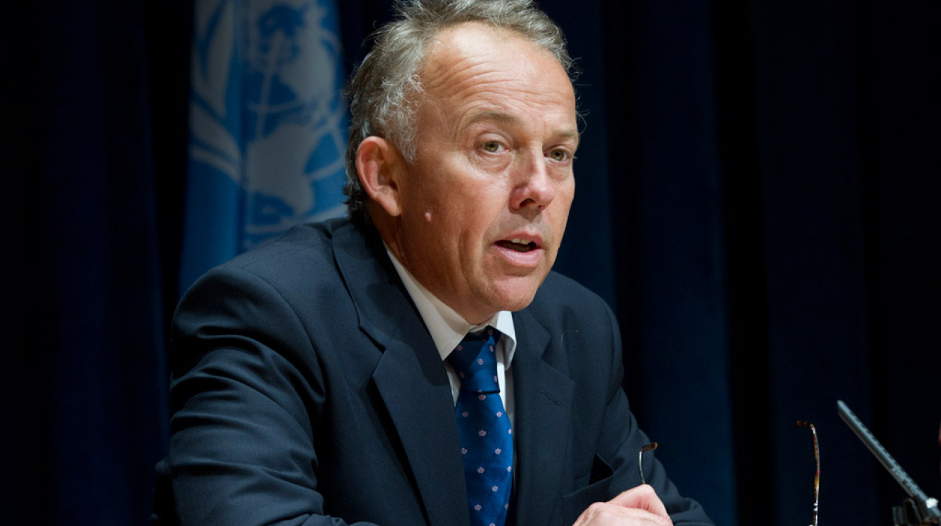 Le Représentant spécial du Secrétaire général des Nations Unies pour la Somalie, Michael Keating. Photo : ONU/Eskinder Debebe (archives)