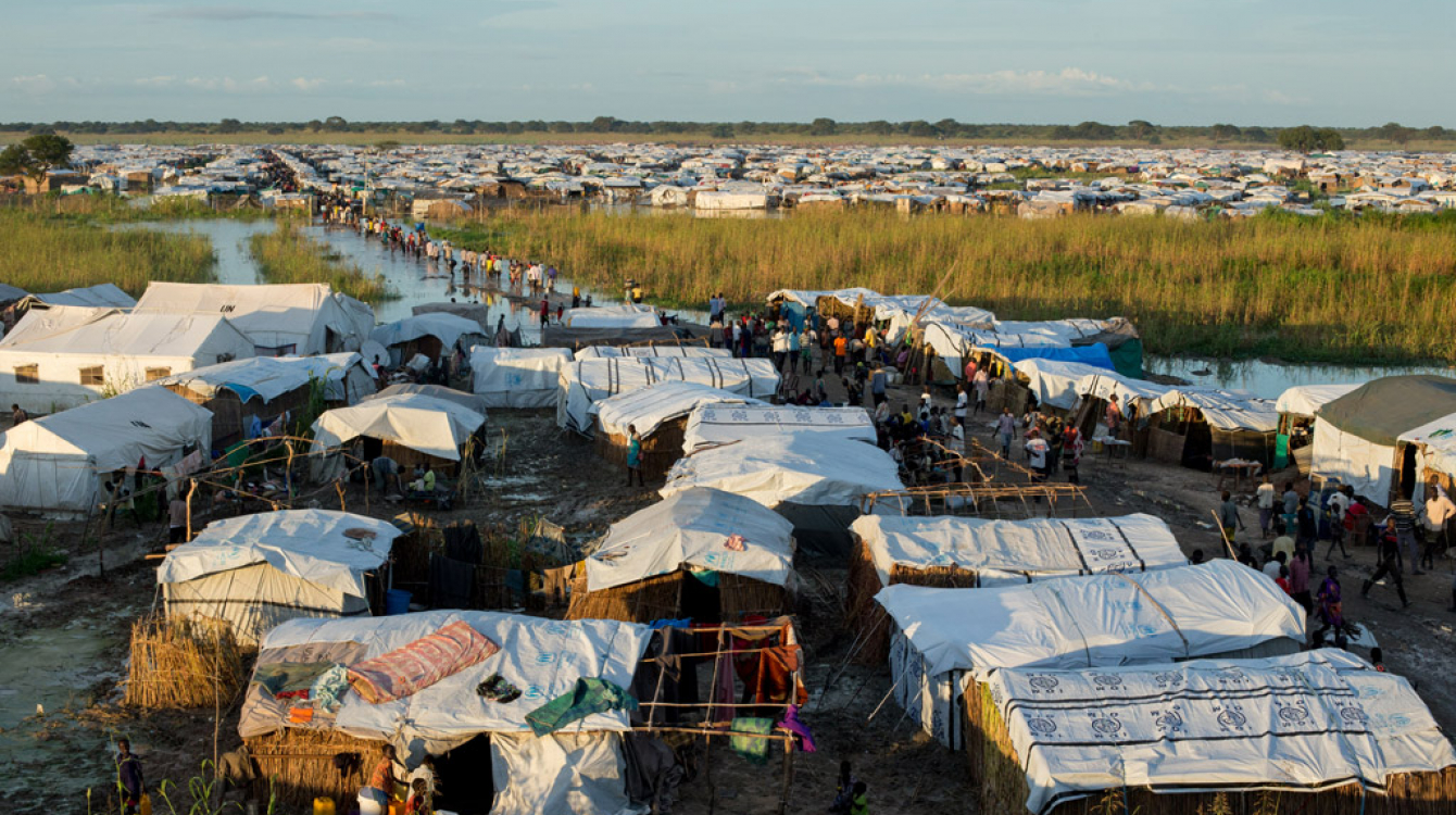 The Protection of Civilians (POC) site near Bentiu, in Unity State, South Sudan. UN Photo/JC McIlwaine
