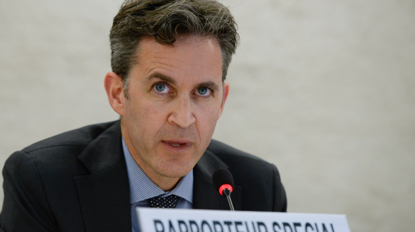 Special Rapporteur on the promotion and protection of the right to freedom of opinion and expression David Kaye. UN Photo/Jean-Marc Ferré