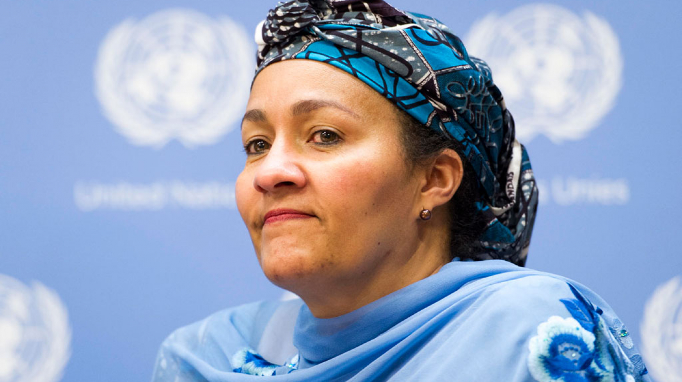 La Conseillère spéciale du Secrétaire général des Nations Unies pour la planification du développement après 2015, Amina J. Mohammed.