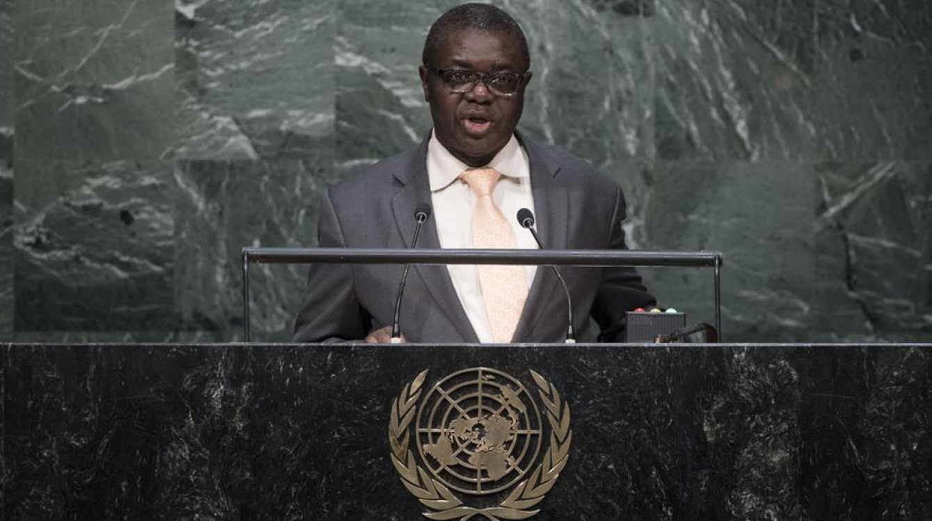 Le Représentant permanent de la Guinée-Bissau auprès des Nations Unies, Joeo Soares Da Gama. Photo: ONU