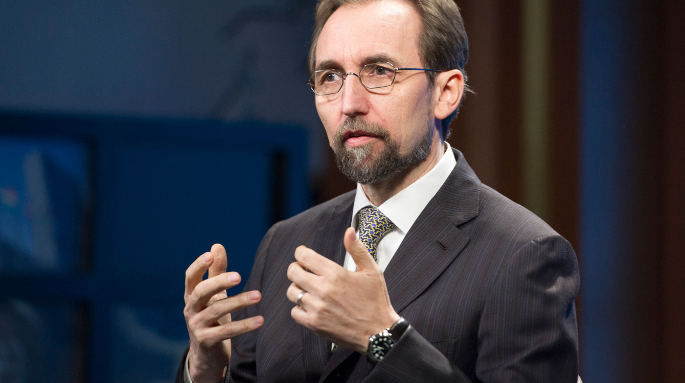 The UN High Commissioner for Human Rights, Zeid Ra'ad Al Hussein. UN Photo/Rick Bajornas