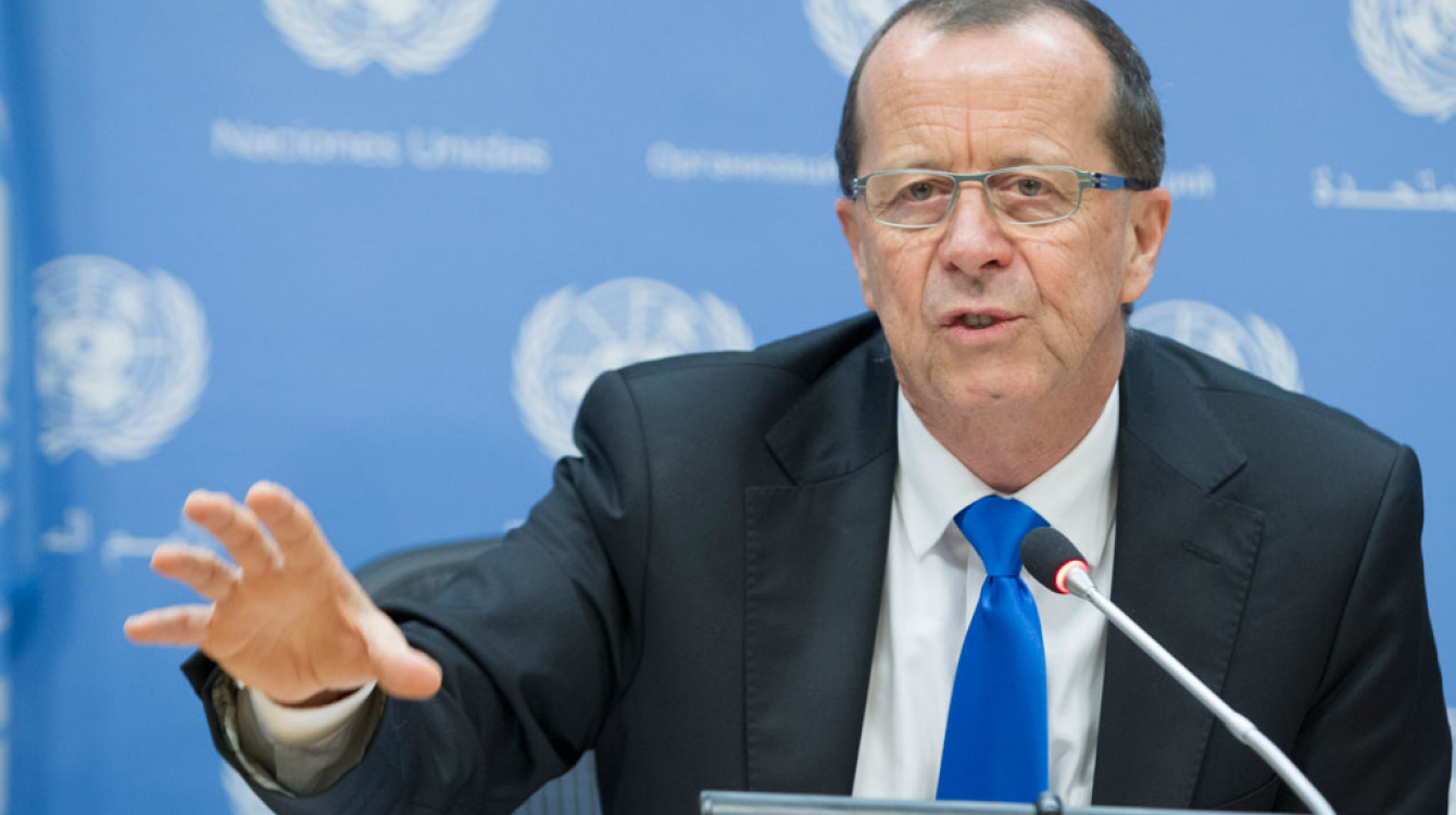 Special Representative and Head of the UN Support Mission in Libya (UNSMIL) Martin Kobler. UN Photo/Manuel Elías