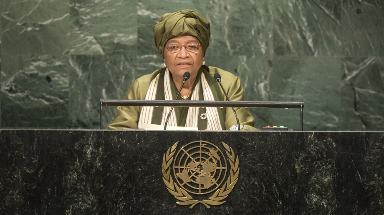 Ellen Johnson Sirleaf, President of the Republic of Liberia, addresses the general debate of the General Assembly’s seventy-first session.