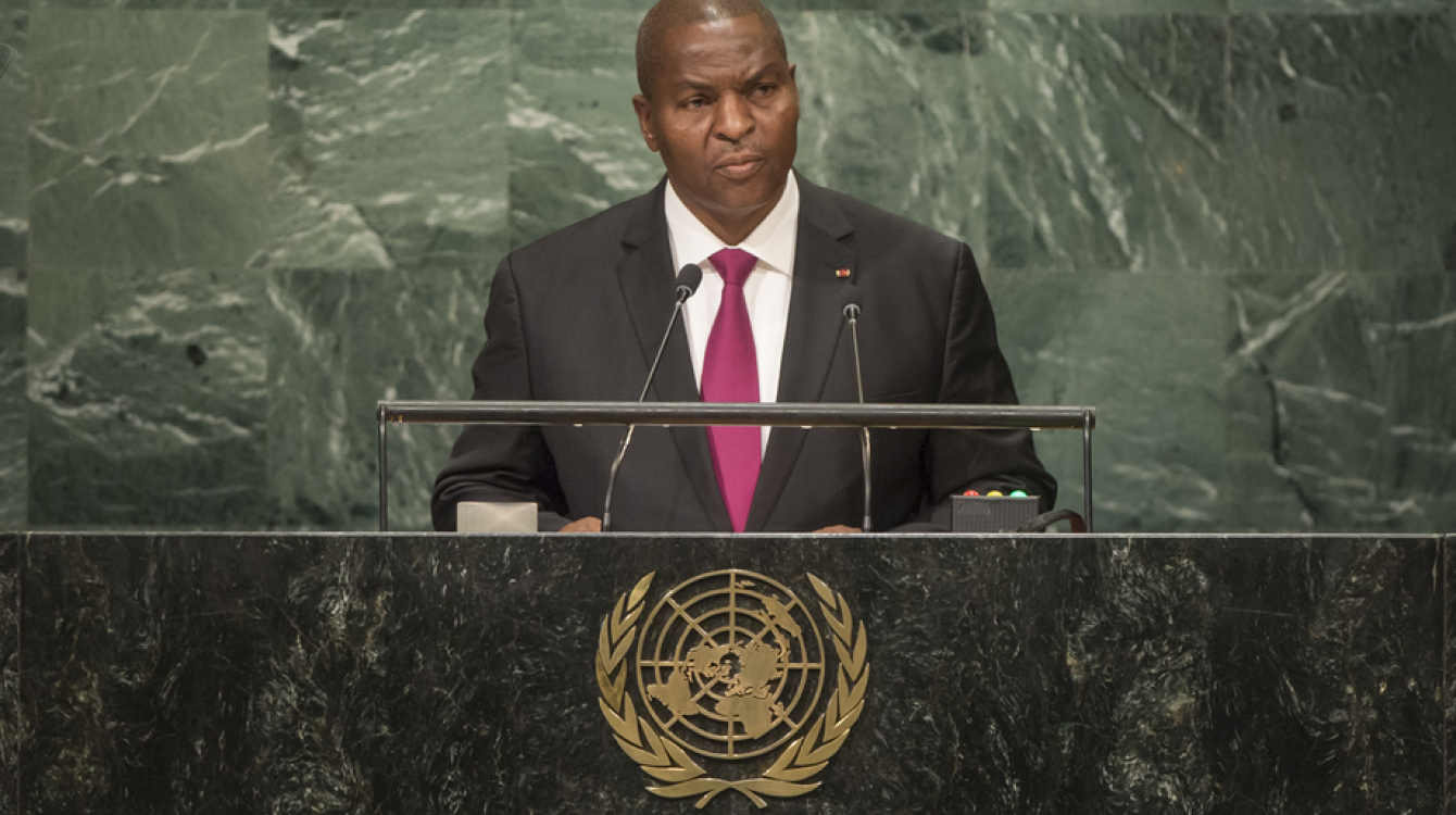Faustin Archange Touadéra, President of the Central African Republic, addresses the general debate of the General Assembly’s seventy-first session.