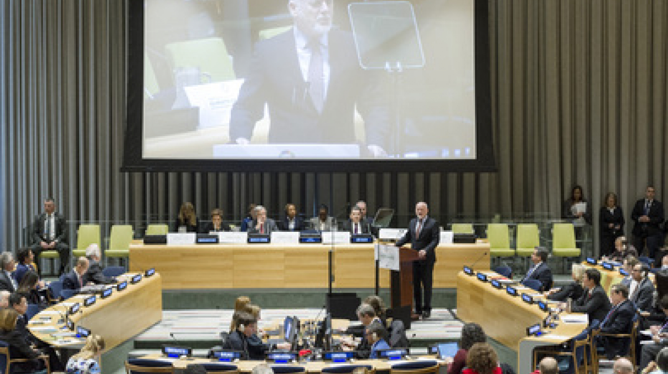 General Assembly Discusses Climate Change, Sustainable Development Agenda. UN Photo/Rick Bajornas