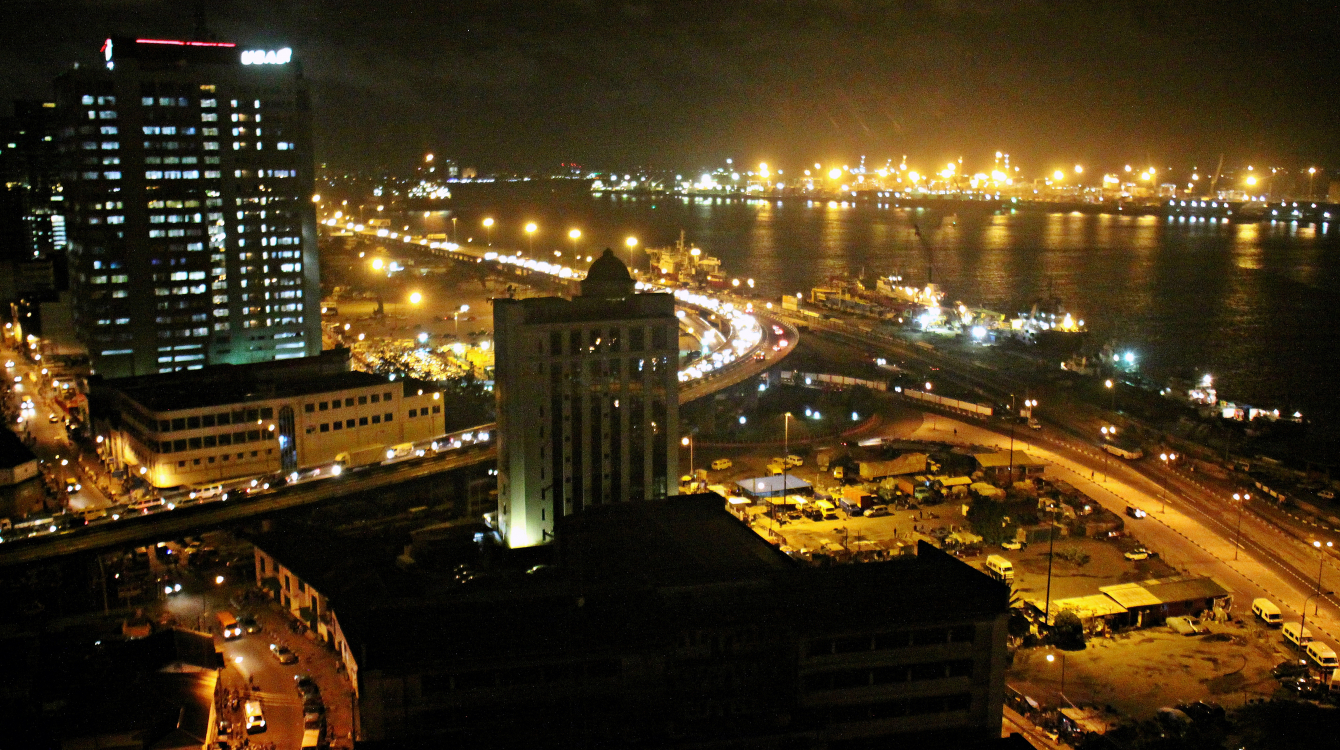 Lagos Island from Apogbon, overlooking Apapa Wharf Sea Port. Photo: Africa Media Online/Ademola Akinlabi