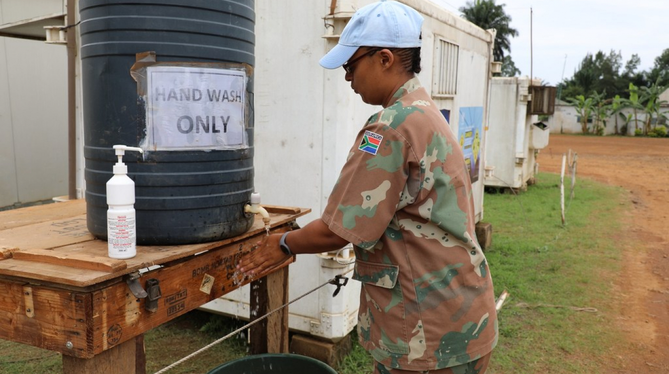 Walinda amani wa MONUSCO wameweka mikakati kudhibiti kuenea kwa COVID-19