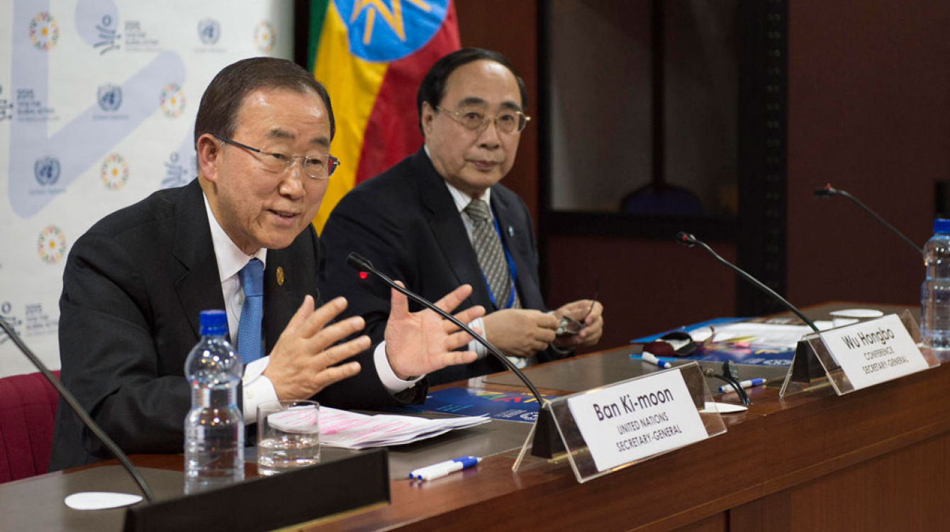 As negotiations on the draft text of FFD3 entered its final stages, Secretary-General Ban Ki-moon said that a successful outcome is vital for the future sustainable development agenda and could shape international cooperation for years to come. UN Photo/E