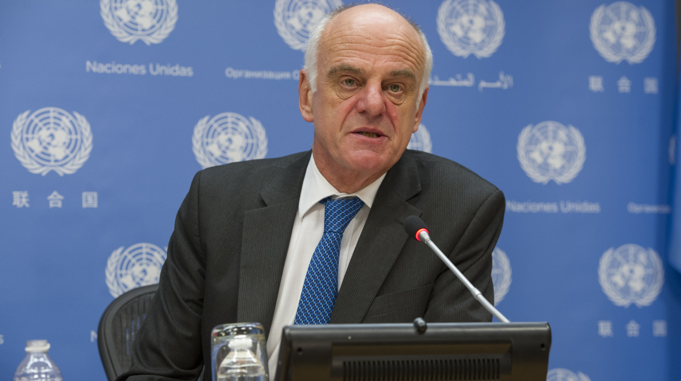 David Nabarro, Special Envoy of the Secretary-General on Ebola.   UN Photo/Eskinder Debebe