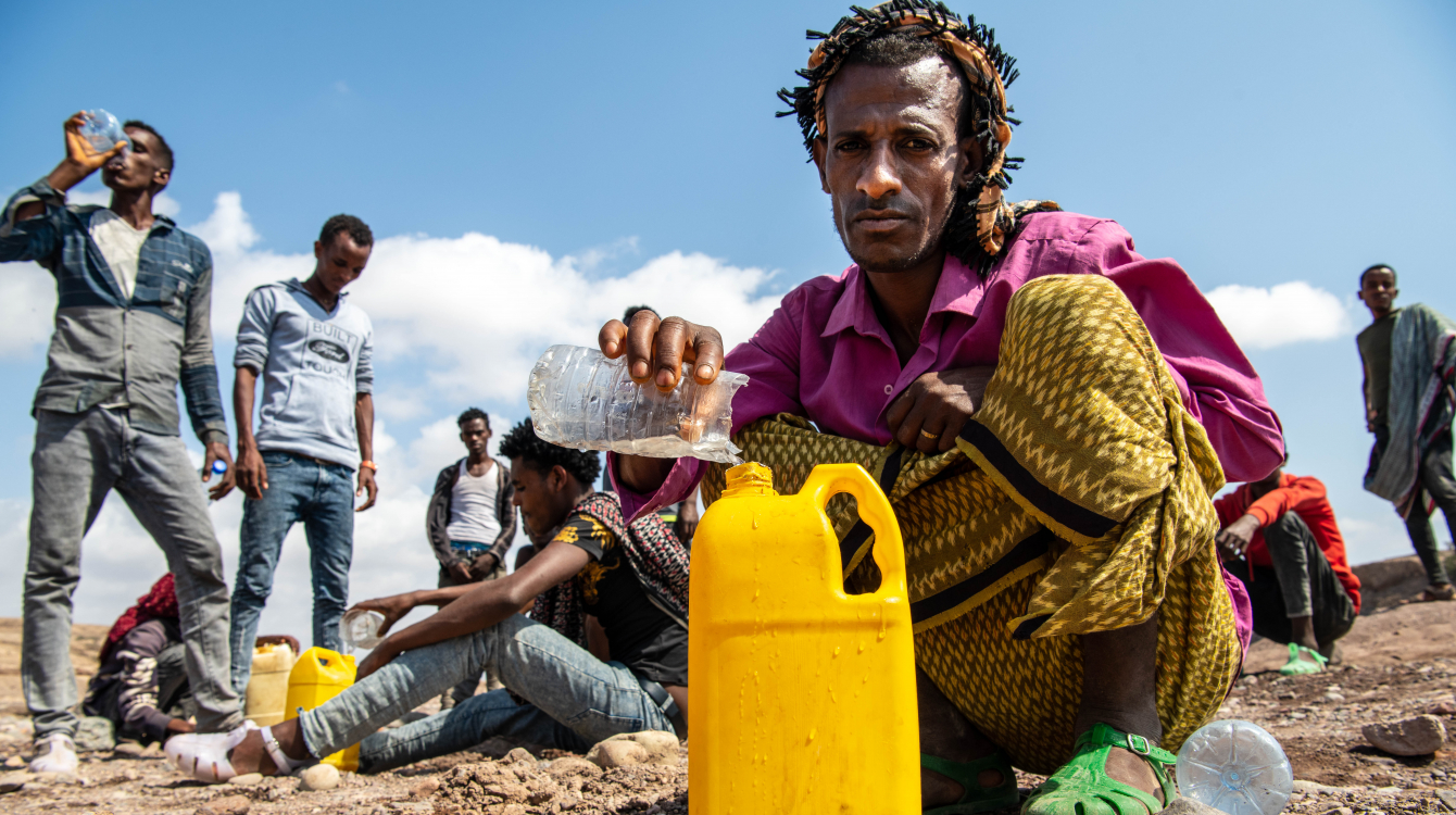 The lack of access to clean water, or money to buy it, is among the major risk factors for migrants transiting through Djibouti. 
