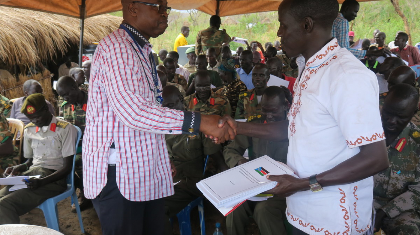 Opposition forces in Eastern Equatoria committing to respecting and protecting human rights